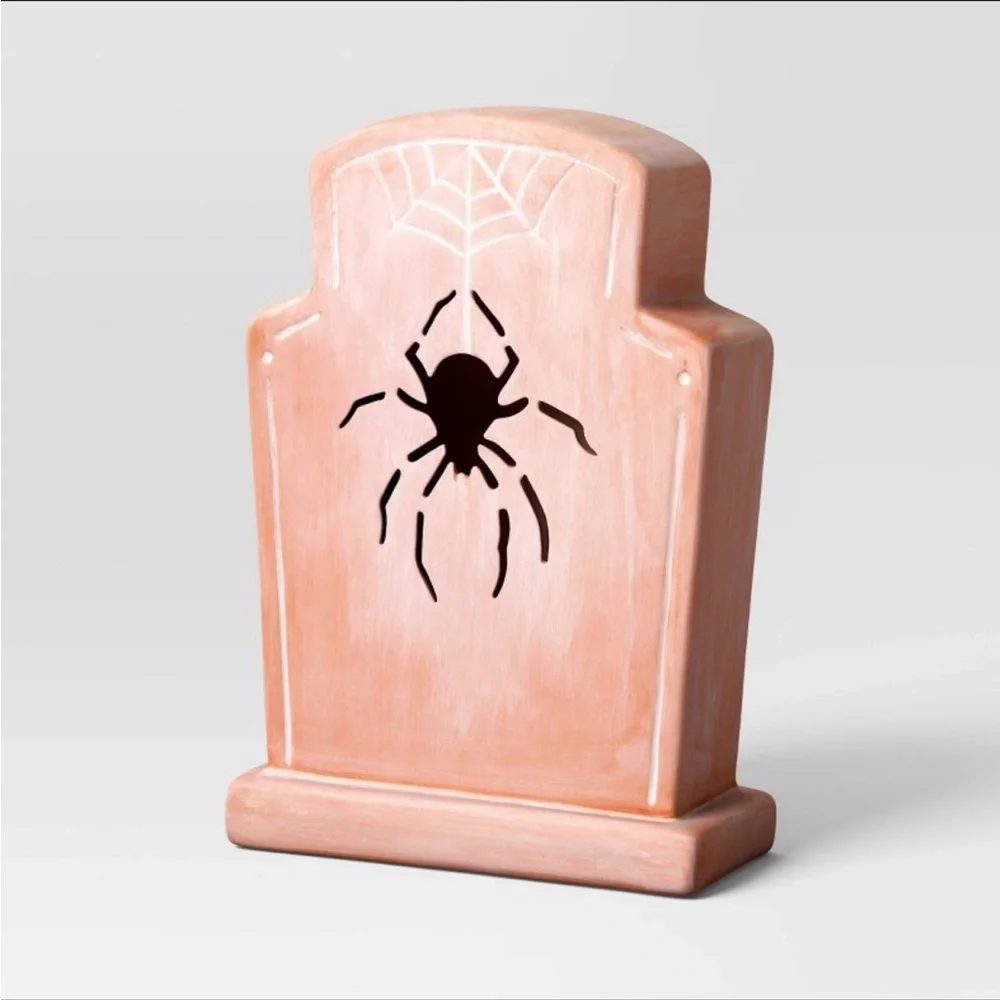 Target Halloween Terra-Cotta Tombstone Spider from Hyde & EEK! Boutique NEW